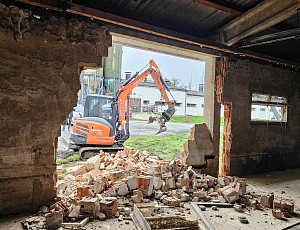 Rekonstrukce haly na farmě chovu prasat